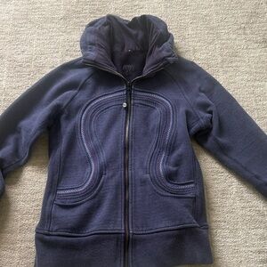 Lululemon Navy Scuba Hoodie - Full Zip